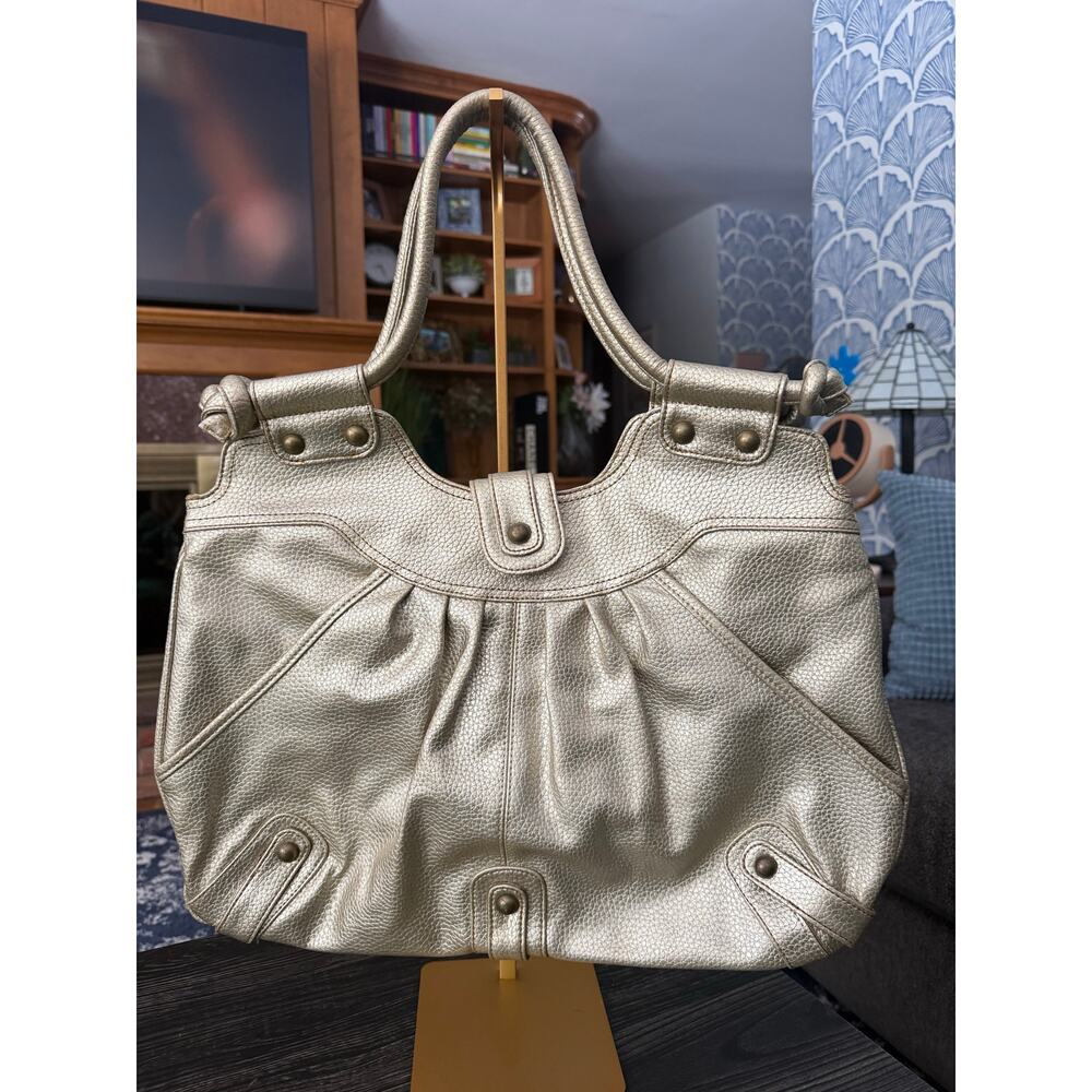 Limited Edition Gold Metalilic Xl Shoulder Bag